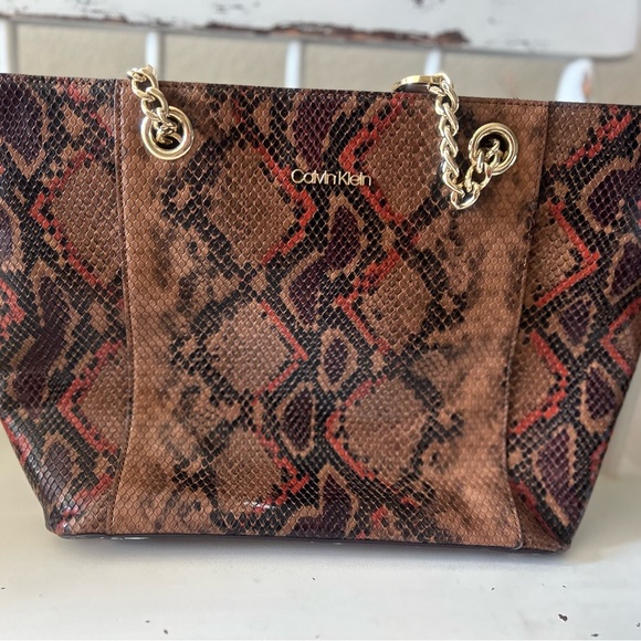 Calvin Klein python purse - Picture 4 of 7